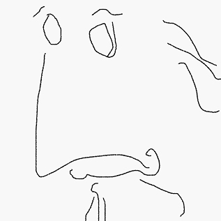 untitled [frog face]